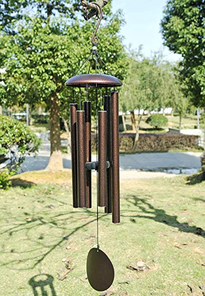 Agirlgle Large Metal Wind Chimes Outdoor- Tuned 36