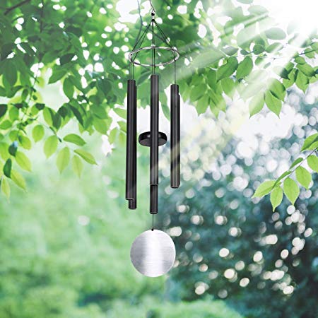 PATHONOR 30 Inches Large Indoor/Outdoor Wind Chime, Grace Waterproof Aluminum Musical Wind Tuned Wind Chime for Garden/Window/Fir Tree/Fireplace/Patio Decor