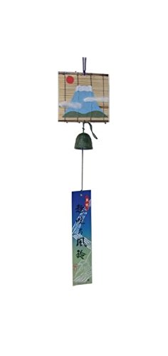 Bamboo Japanese Beautiful Wind Chimes Furin From Japan (Mt. Fuji)