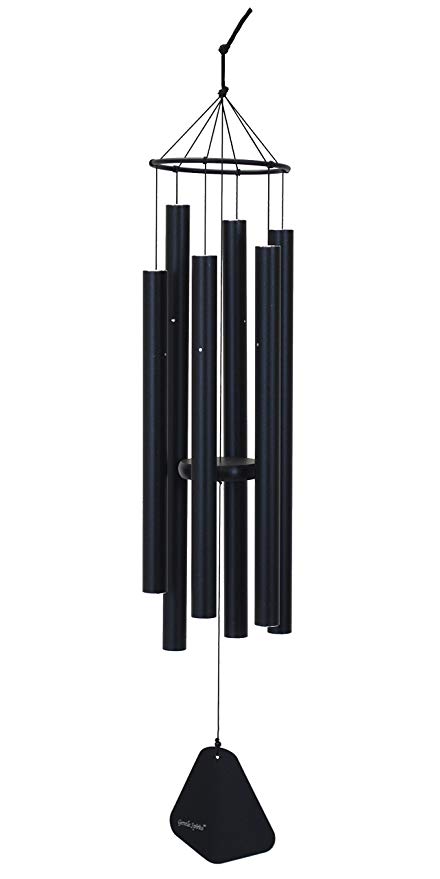 Gentle Spirits 44-inch Windchime, Black