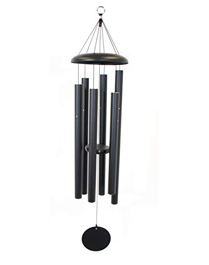 Corinthian Bells 44-inch Windchime, Black