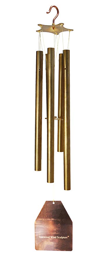 Stanwood Wind Sculpture - Brass and Copper Wind Chime