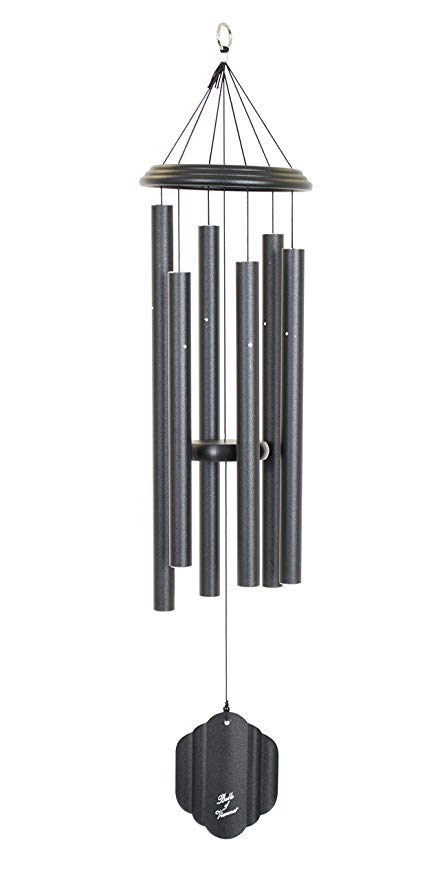 Bells of Vienna 36-inch Windchime, Black